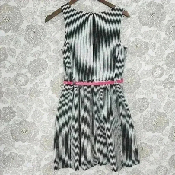 NWT ELLE Striped Fit & Flare Mini Tank Dress 4 - Picture 2 of 9